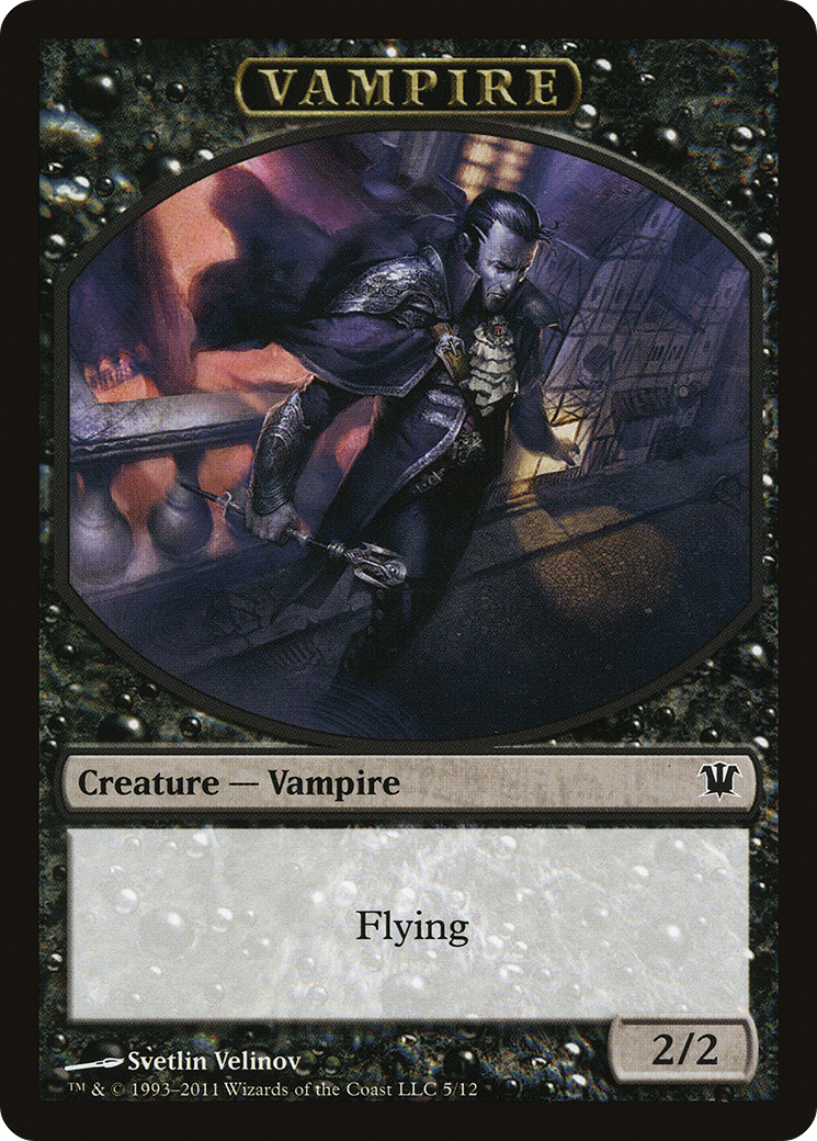 Blood // Vampire (0007) Double-Sided Token [Innistrad Remastered Tokens] | Galactic Gamez