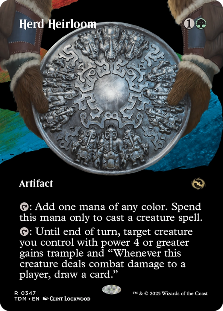 Herd Heirloom (Borderless) [Tarkir: Dragonstorm] | Galactic Gamez
