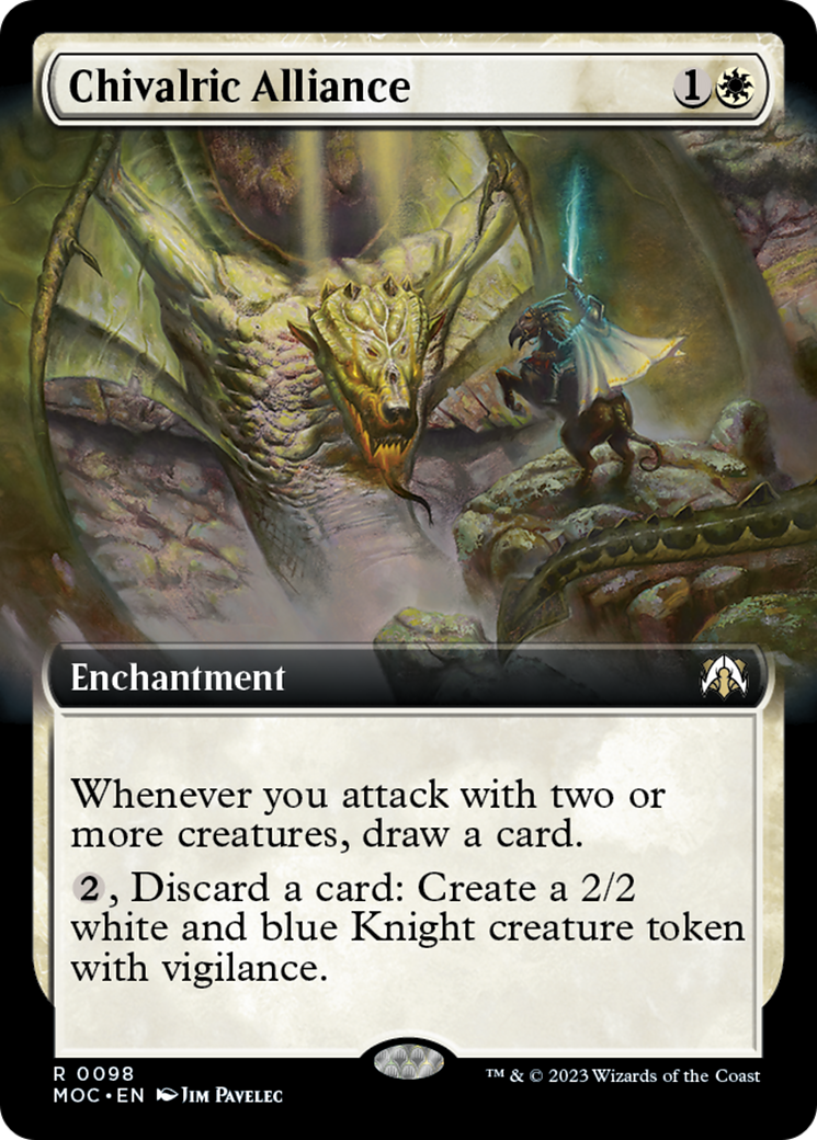 Chivalric Alliance (Extended Art) [March of the Machine Commander] | Galactic Gamez