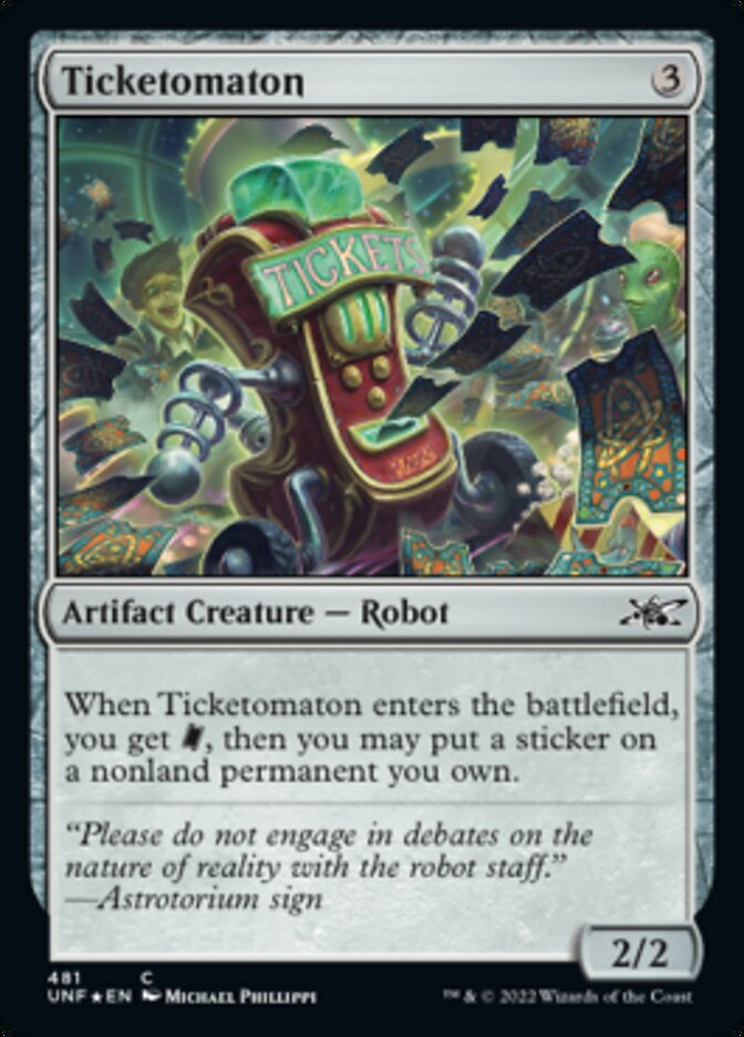 Ticketomaton (Galaxy Foil) [Unfinity] | Galactic Gamez