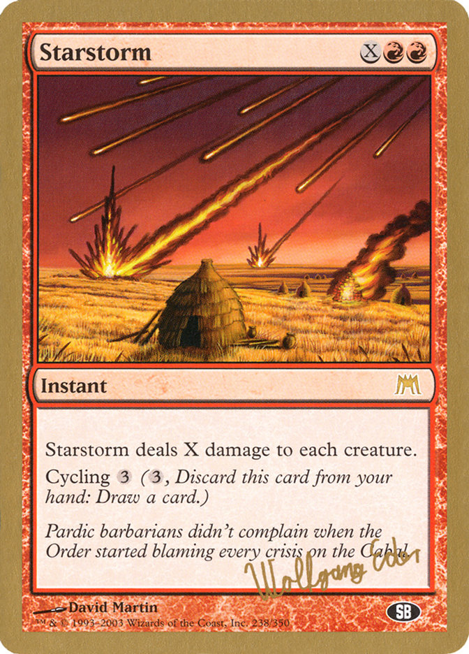 Starstorm (Wolfgang Eder) (SB) [World Championship Decks 2003] | Galactic Gamez