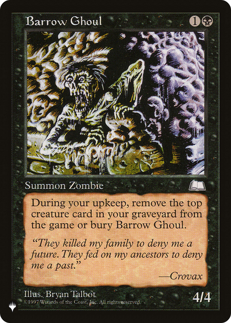 Barrow Ghoul [The List] | Galactic Gamez