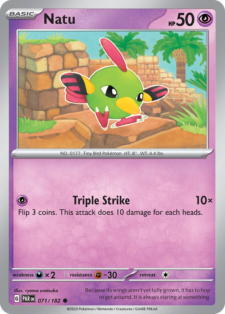 Natu (071/182) [Scarlet & Violet: Paradox Rift] | Galactic Gamez