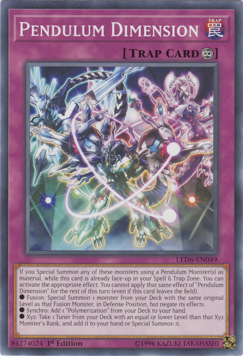 Pendulum Dimension [LED6-EN049] Common | Galactic Gamez