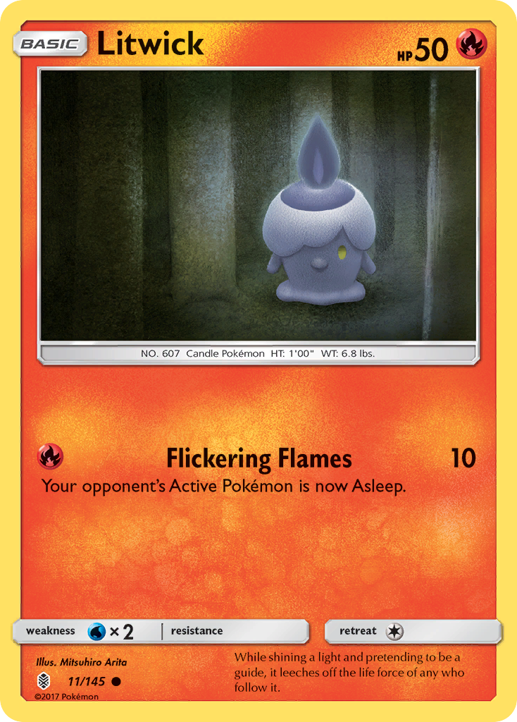 Litwick (11/145) [Sun & Moon: Guardians Rising] | Galactic Gamez