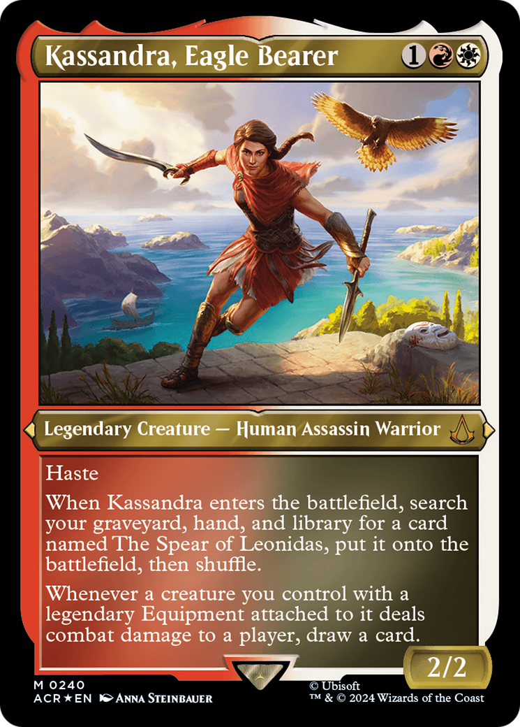 Kassandra, Eagle Bearer (Foil Etched) [Assassin's Creed] | Galactic Gamez