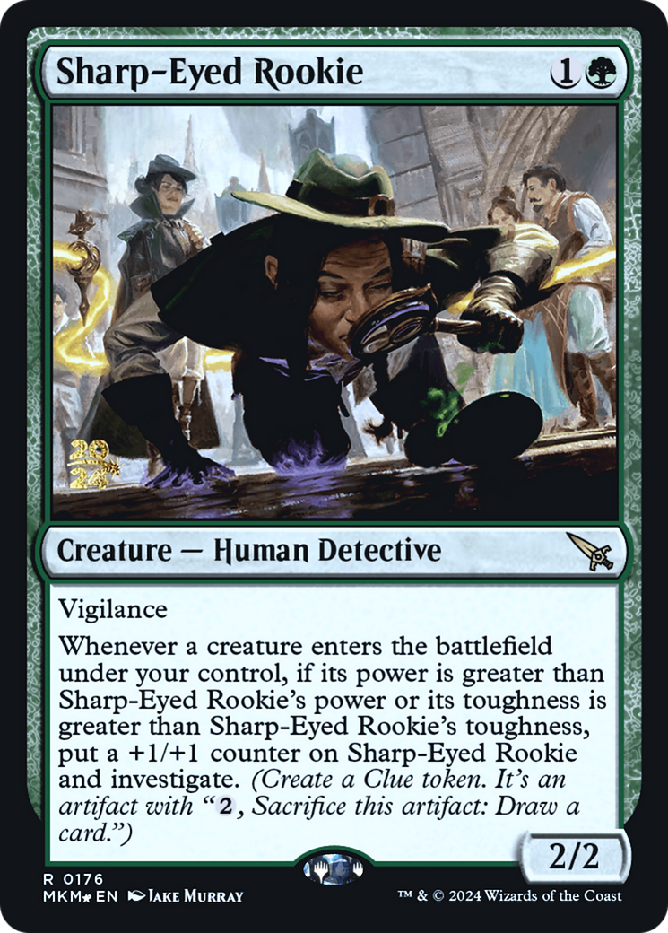 Sharp-Eyed Rookie [Murders at Karlov Manor Prerelease Promos] | Galactic Gamez