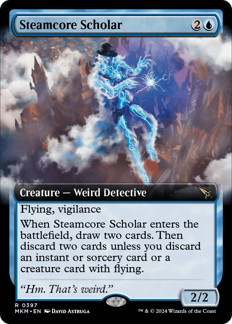 Steamcore Scholar (Extended Art) [Murders at Karlov Manor] | Galactic Gamez