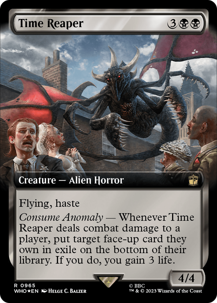 Time Reaper (Extended Art) (Surge Foil) [Doctor Who] | Galactic Gamez