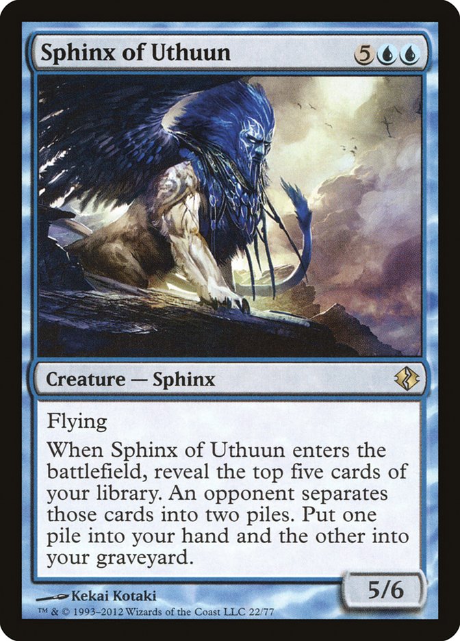 Sphinx of Uthuun [Duel Decks: Venser vs. Koth] | Galactic Gamez