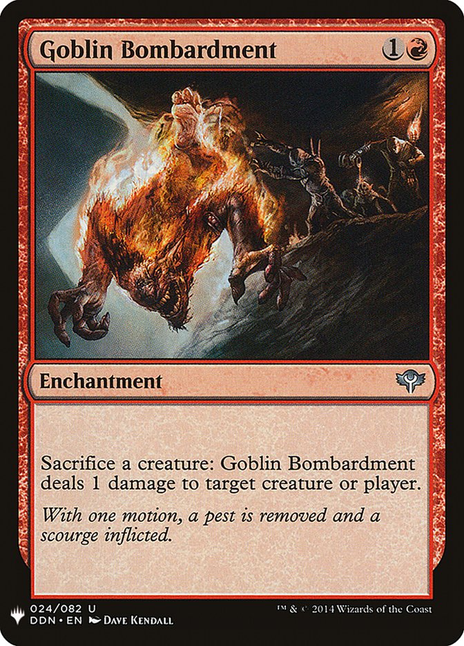 Goblin Bombardment [Mystery Booster] | Galactic Gamez