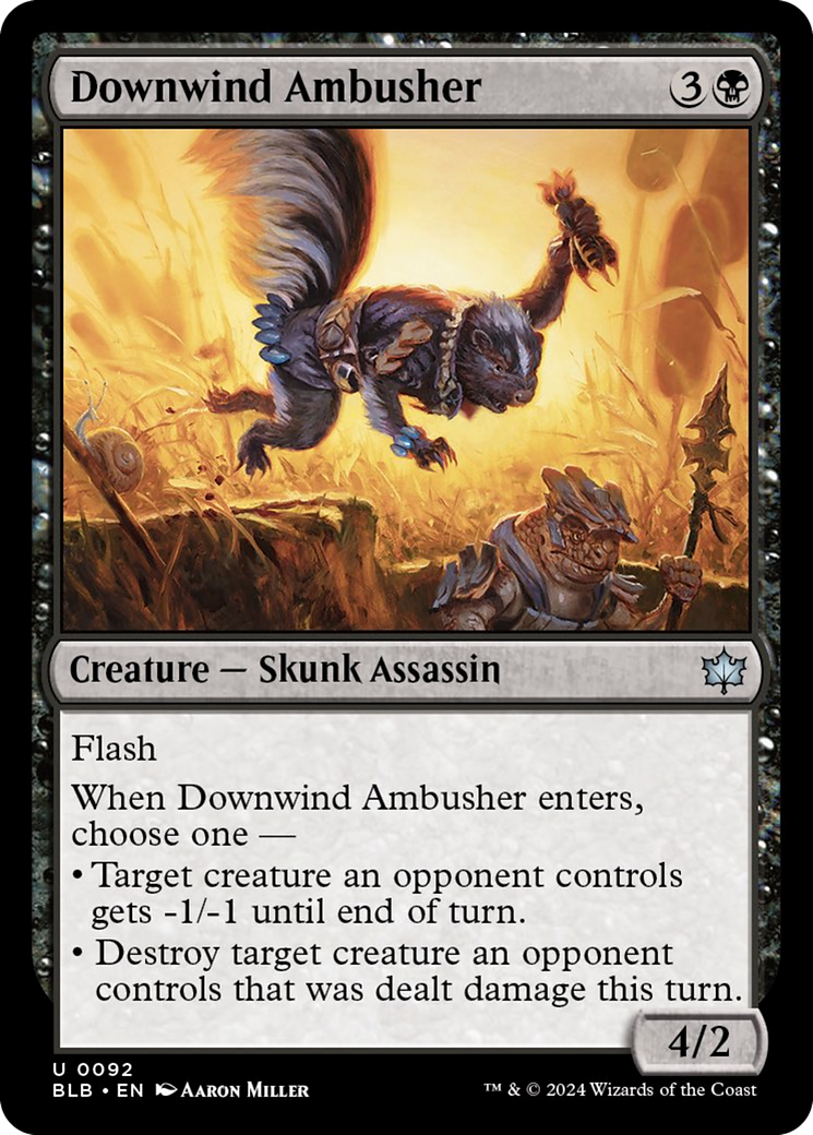 Downwind Ambusher [Bloomburrow] | Galactic Gamez