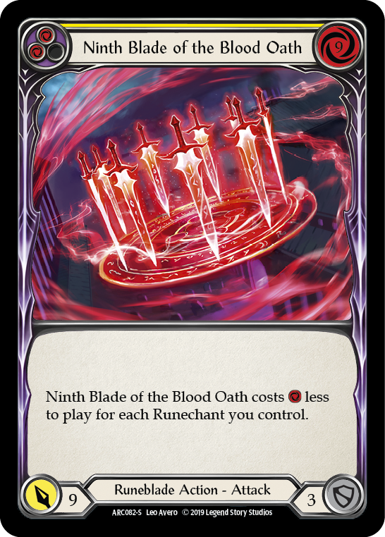 Ninth Blade of the Blood Oath [ARC082-S] (Arcane Rising)  1st Edition Normal | Galactic Gamez