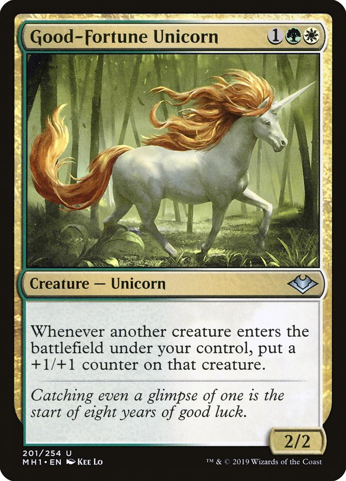 Good-Fortune Unicorn [Modern Horizons] | Galactic Gamez