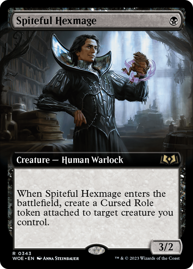 Spiteful Hexmage (Extended Art) [Wilds of Eldraine] | Galactic Gamez