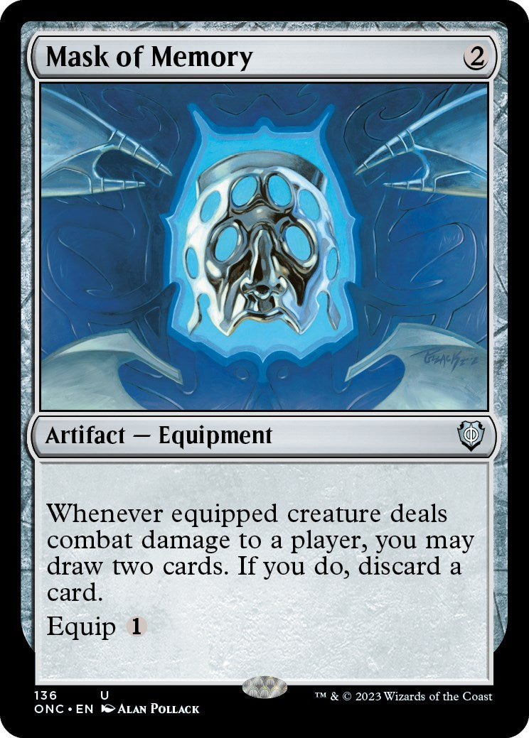 Mask of Memory [Phyrexia: All Will Be One Commander] | Galactic Gamez