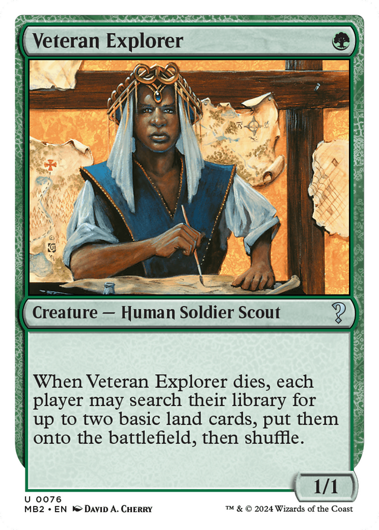 Veteran Explorer (White Border) [Mystery Booster 2] | Galactic Gamez