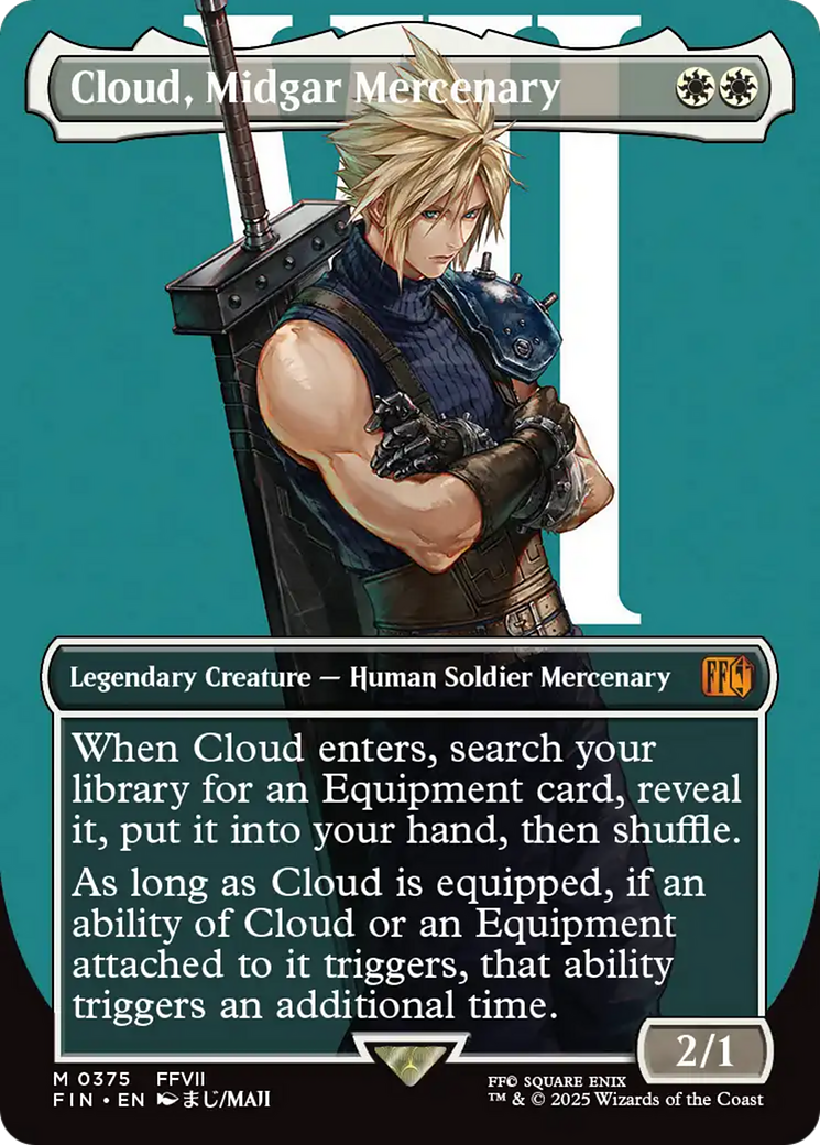 Cloud, Midgar Mercenary (Borderless) [FINAL FANTASY] | Galactic Gamez
