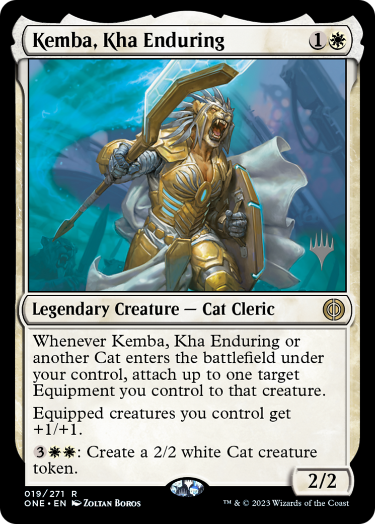 Kemba, Kha Enduring (Promo Pack) [Phyrexia: All Will Be One Promos] | Galactic Gamez
