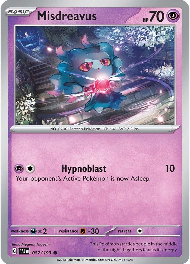 Misdreavus (087/193) [Scarlet & Violet: Paldea Evolved] | Galactic Gamez