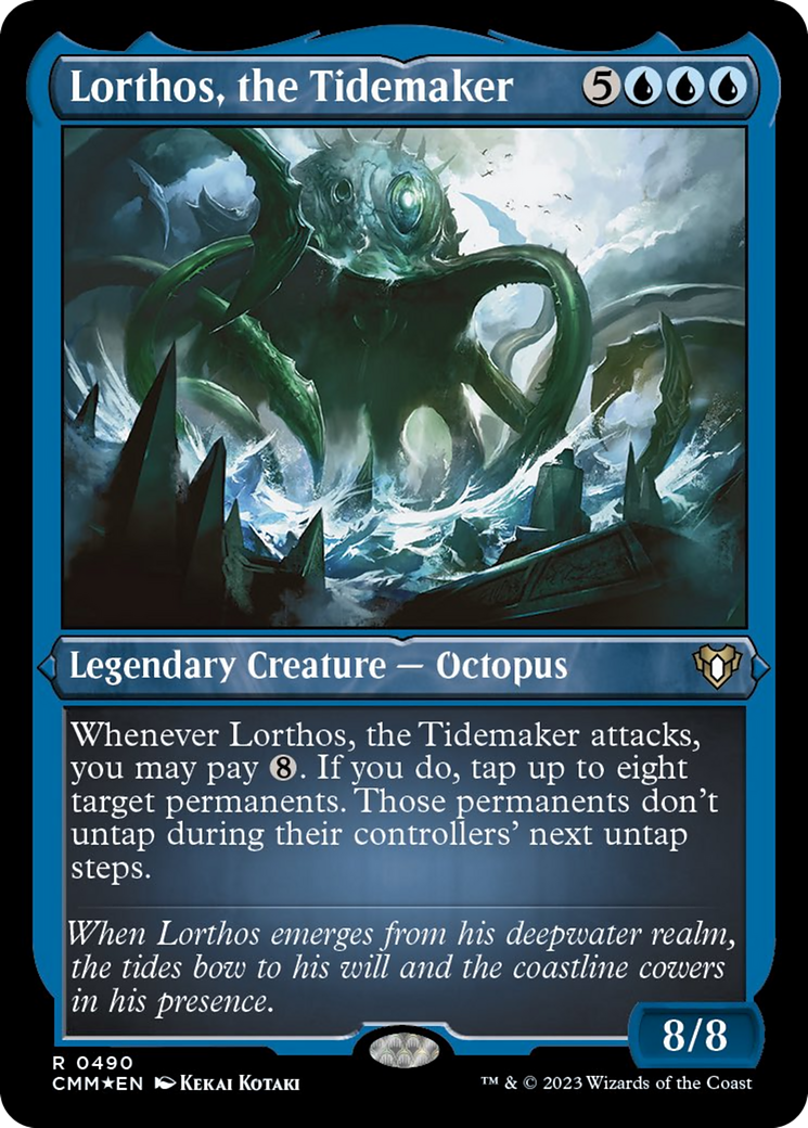 Lorthos, the Tidemaker (Foil Etched) [Commander Masters] | Galactic Gamez