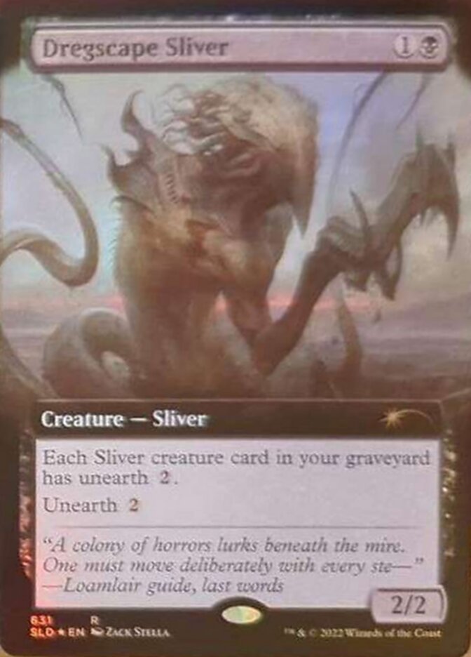 Dregscape Sliver (Extended Art) [Secret Lair Drop Promos] | Galactic Gamez