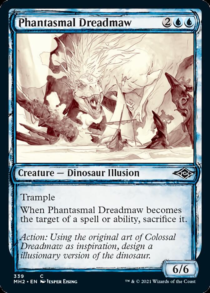 Phantasmal Dreadmaw (Sketch) [Modern Horizons 2] | Galactic Gamez