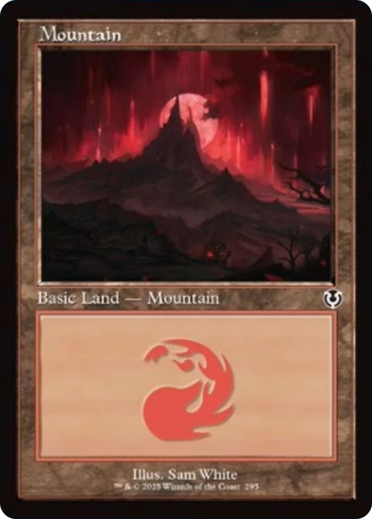 Mountain (295) (Retro Frame) [Innistrad Remastered] | Galactic Gamez