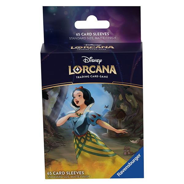 Card Sleeves: Disney Lorcana- Ursula's Return- Snow White (65ct) | Galactic Gamez