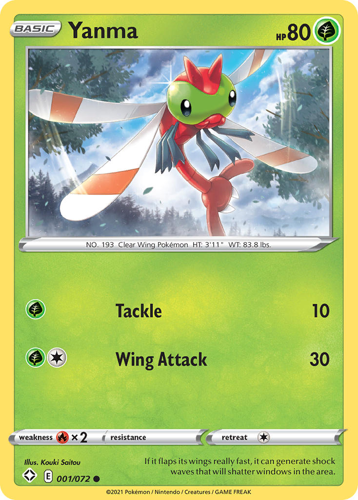 Yanma (001/072) [Sword & Shield: Shining Fates] | Galactic Gamez