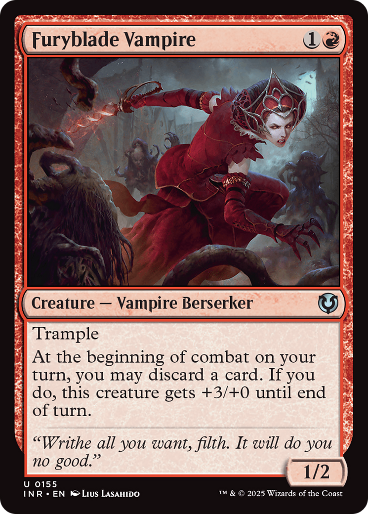 Furyblade Vampire [Innistrad Remastered] | Galactic Gamez