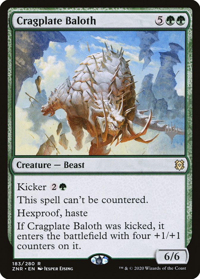 Cragplate Baloth (Promo Pack) [Zendikar Rising Promos] | Galactic Gamez