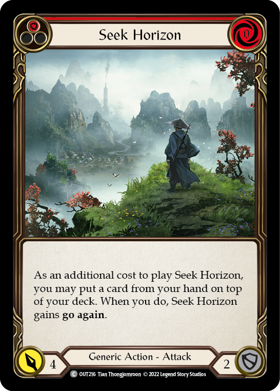 Seek Horizon (Red) [OUT216] (Outsiders) | Galactic Gamez
