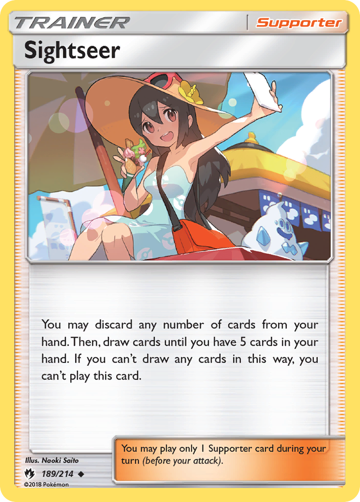 Sightseer (189/214) [Sun & Moon: Lost Thunder] | Galactic Gamez