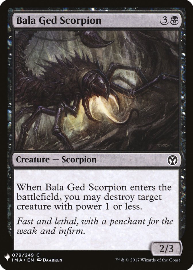 Bala Ged Scorpion [Mystery Booster] | Galactic Gamez
