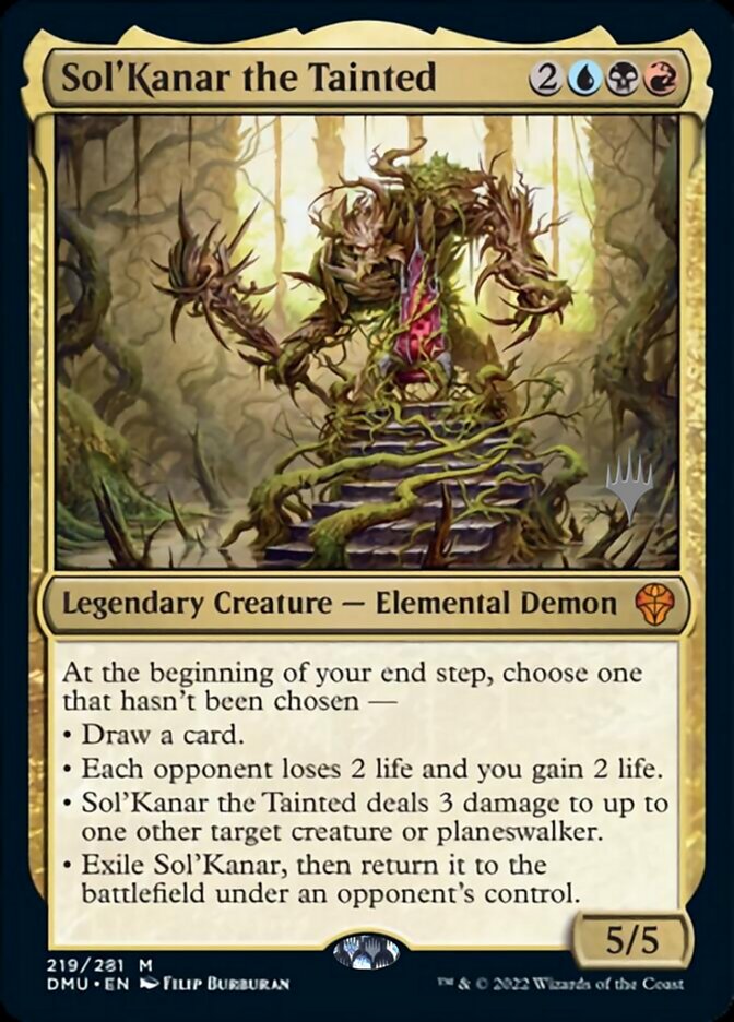 Sol'Kanar the Tainted (Promo Pack) [Dominaria United Promos] | Galactic Gamez