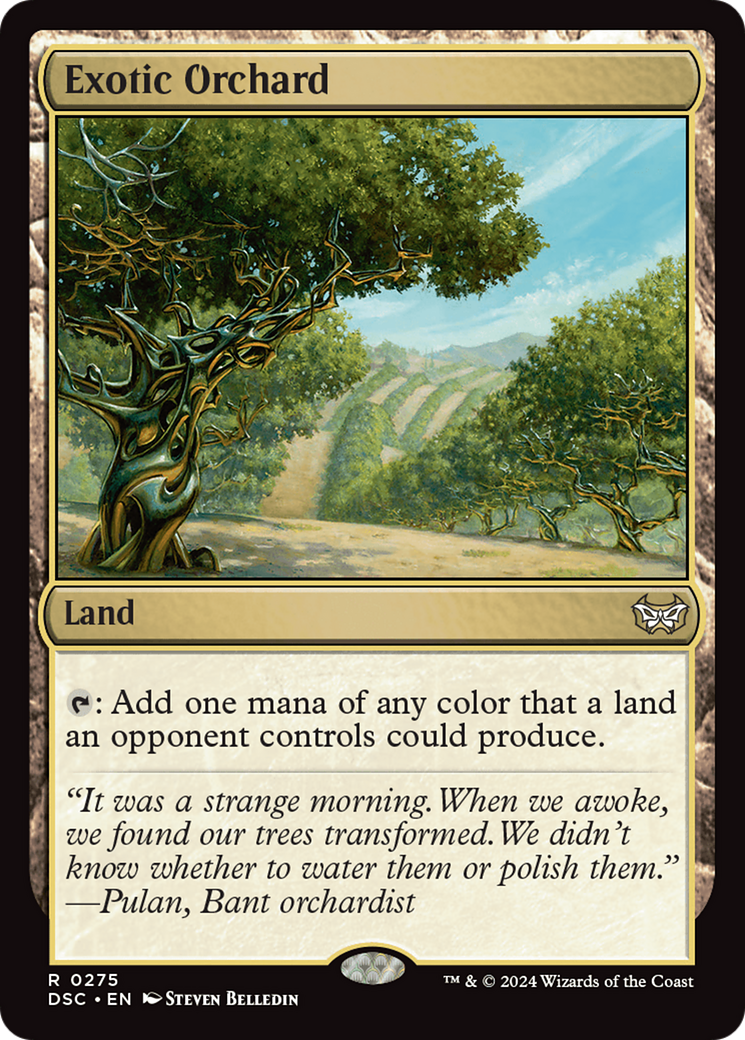 Exotic Orchard [Duskmourn: House of Horror Commander] | Galactic Gamez