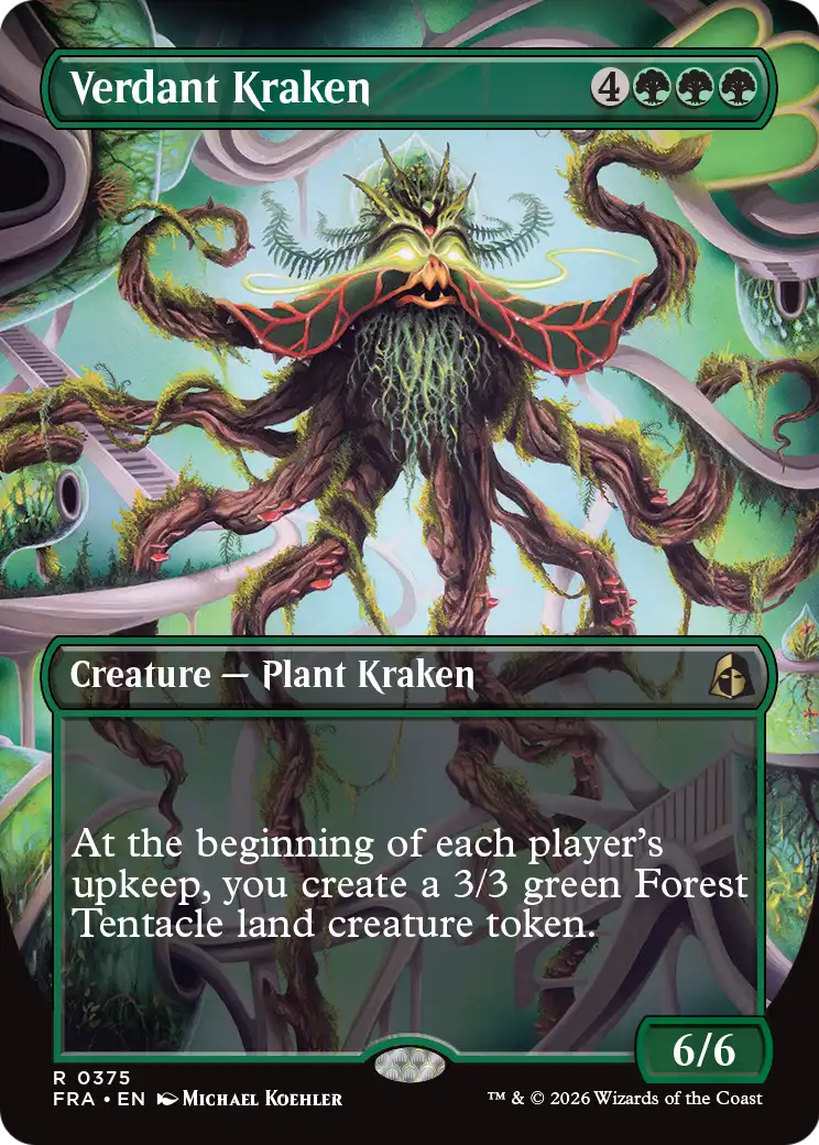 Verdant Kraken (Borderless) [Reality Fracture] | Galactic Gamez