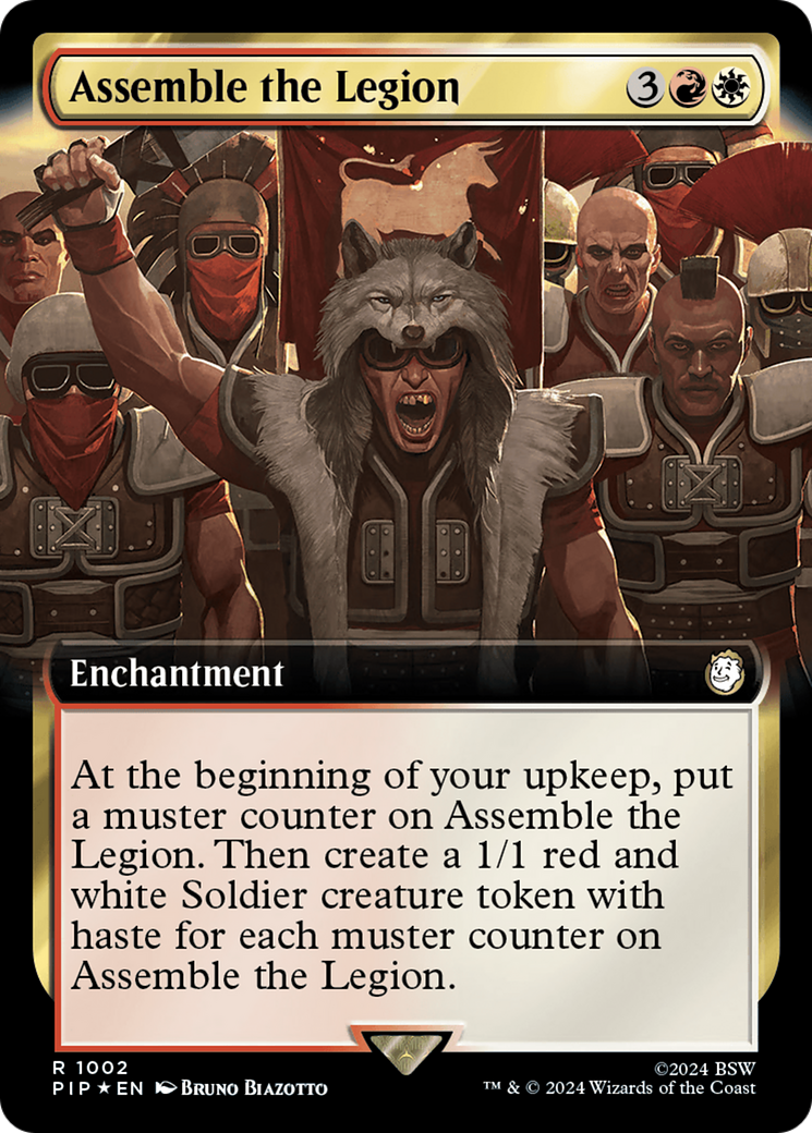 Assemble the Legion (Extended Art) (Surge Foil) [Fallout] | Galactic Gamez