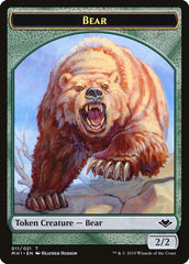 Illusion // Bear Double-Sided Token [Modern Horizons Tokens] | Galactic Gamez
