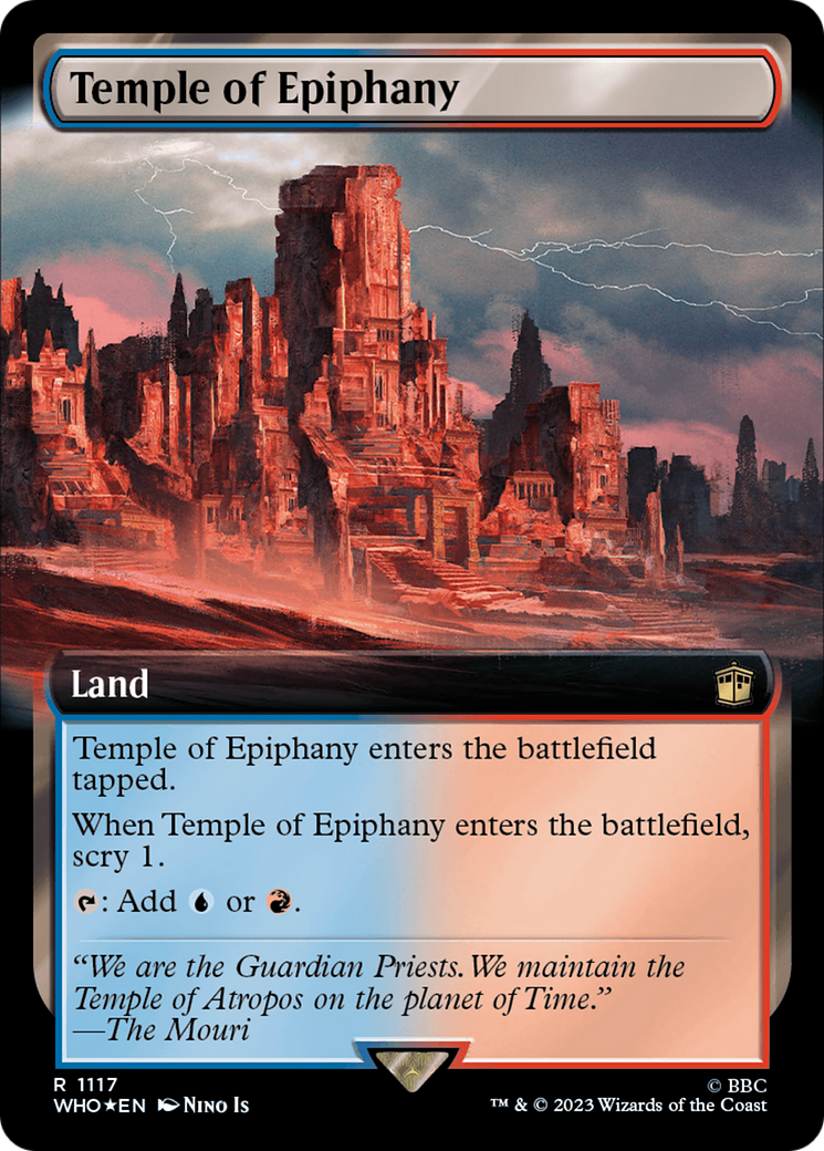 Temple of Epiphany (Extended Art) (Surge Foil) [Doctor Who] | Galactic Gamez