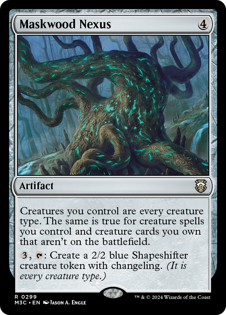 Maskwood Nexus (Ripple Foil) [Modern Horizons 3 Commander] | Galactic Gamez