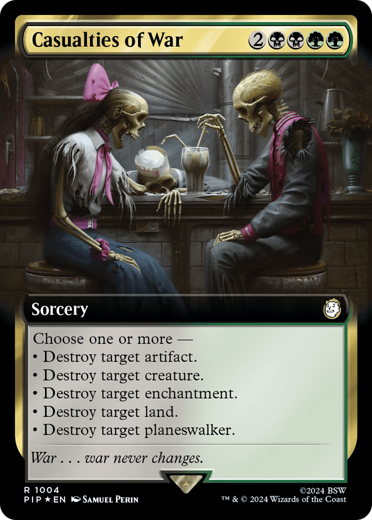 Casualties of War (Extended Art) (Surge Foil) [Fallout] | Galactic Gamez