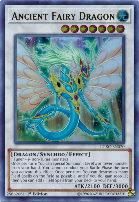 Ancient Fairy Dragon [LCKC-EN070] Ultra Rare | Galactic Gamez