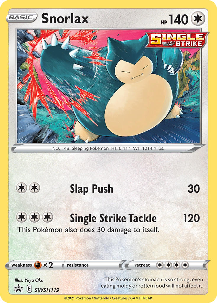 Snorlax (SWSH119) [Sword & Shield: Black Star Promos] | Galactic Gamez