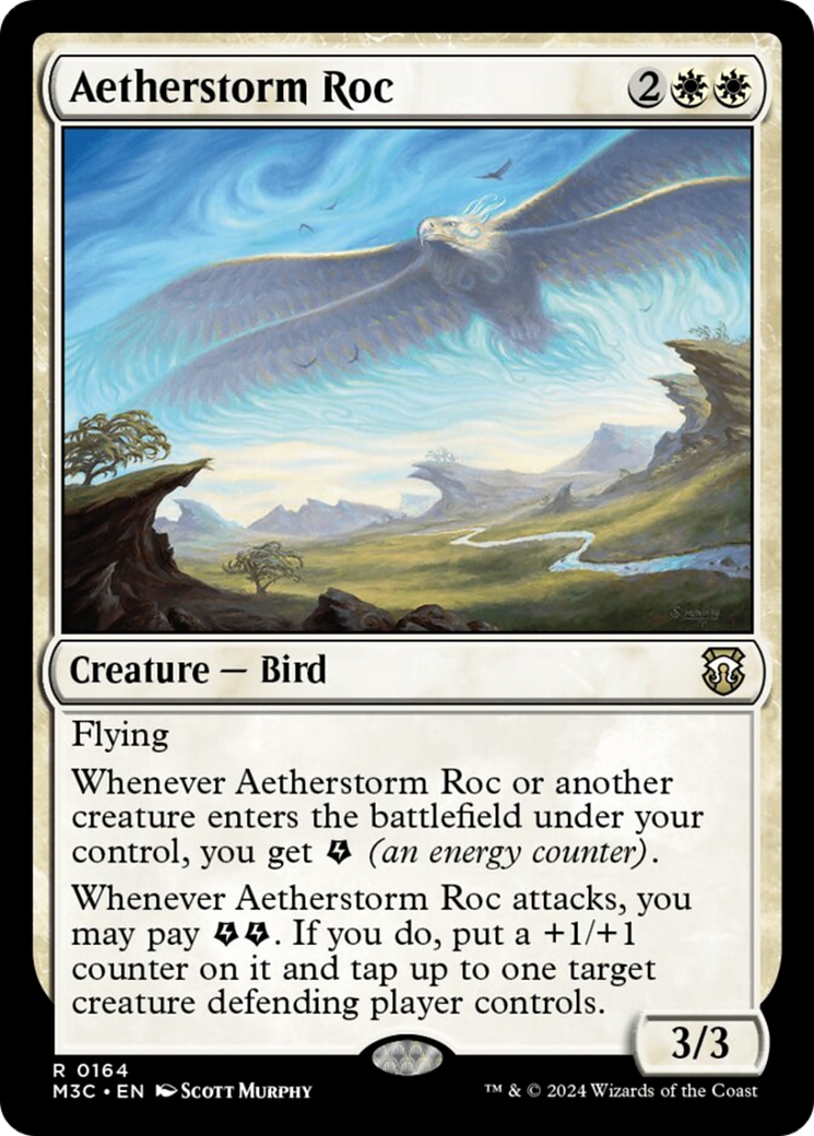 Aetherstorm Roc (Ripple Foil) [Modern Horizons 3 Commander] | Galactic Gamez