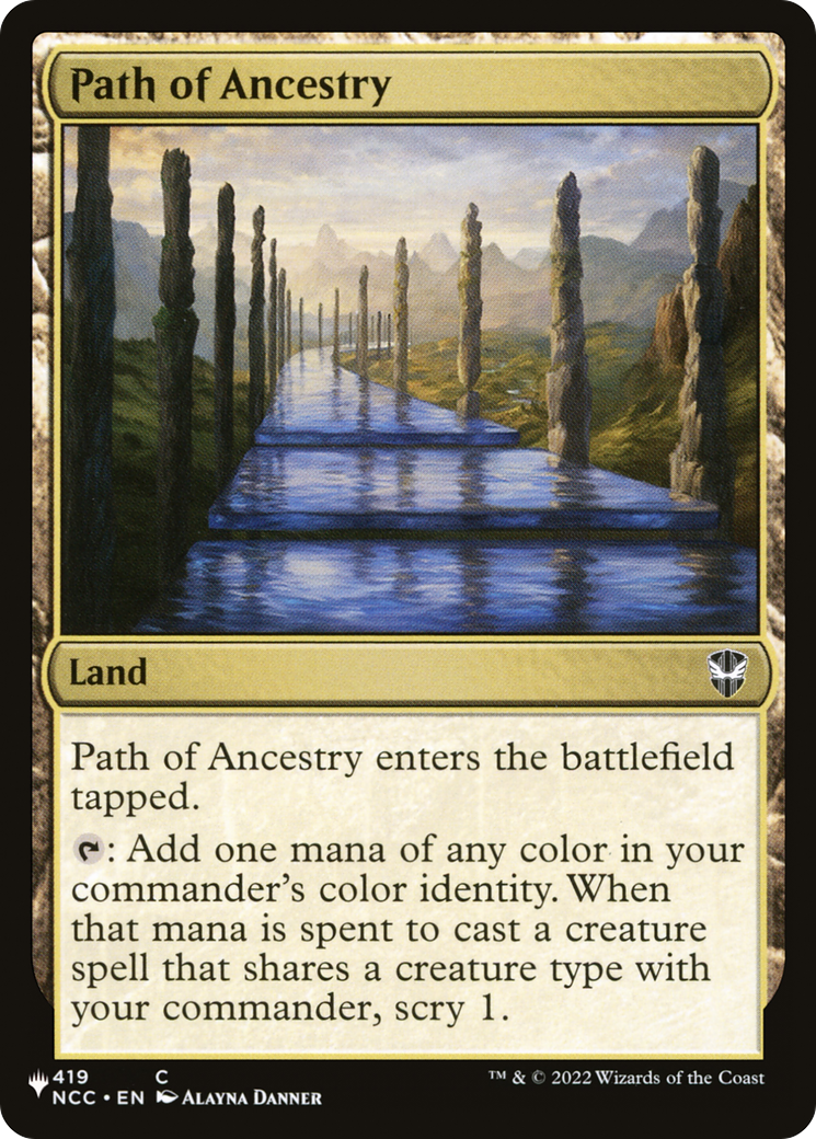 Path of Ancestry (NCC) [The List] | Galactic Gamez