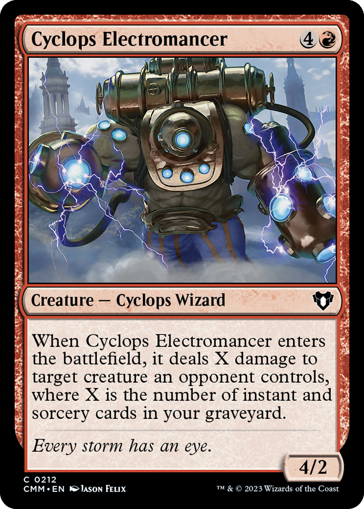 Cyclops Electromancer [Commander Masters] | Galactic Gamez