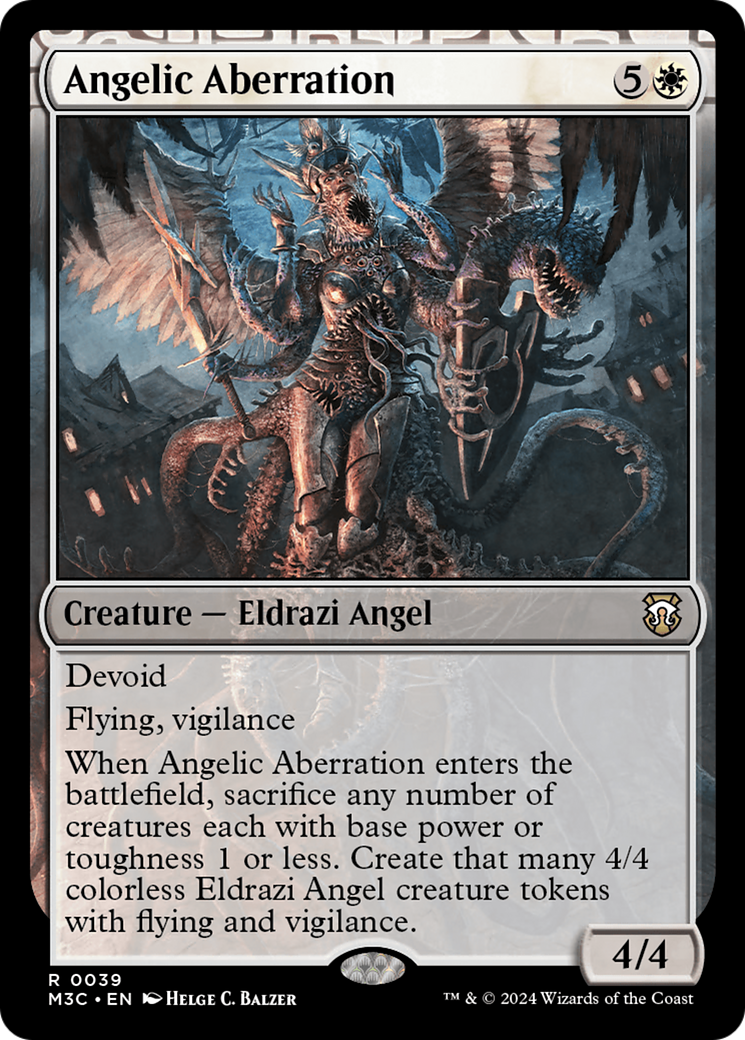 Angelic Aberration (Ripple Foil) [Modern Horizons 3 Commander] | Galactic Gamez