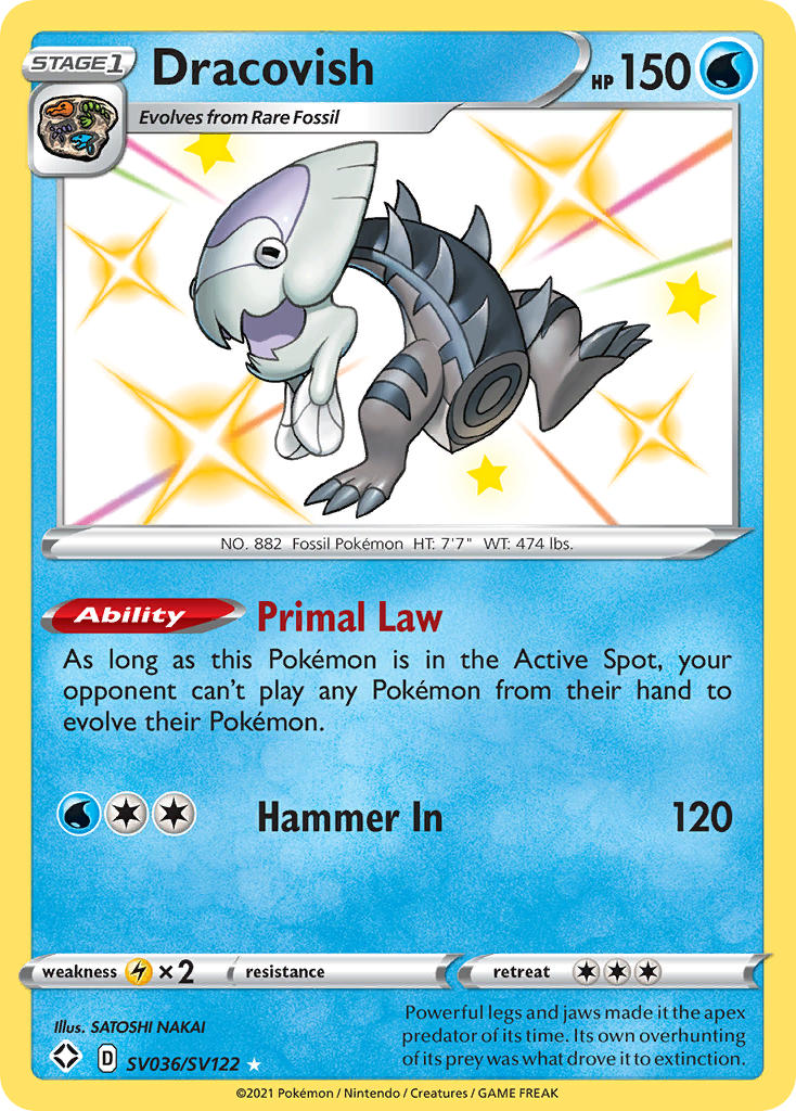 Dracovish (SV036/SV122) [Sword & Shield: Shining Fates] | Galactic Gamez